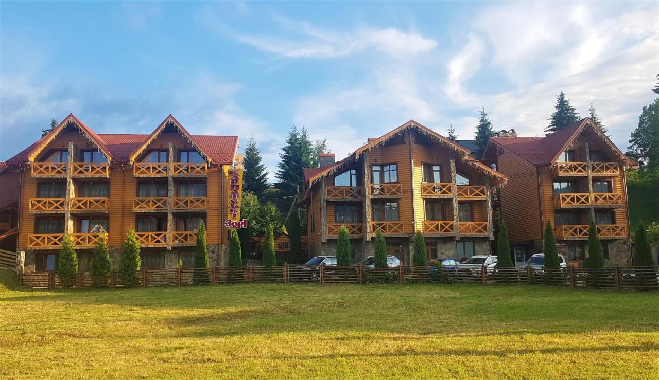 Karpatski Zori Hotel Bukovel Exterior foto