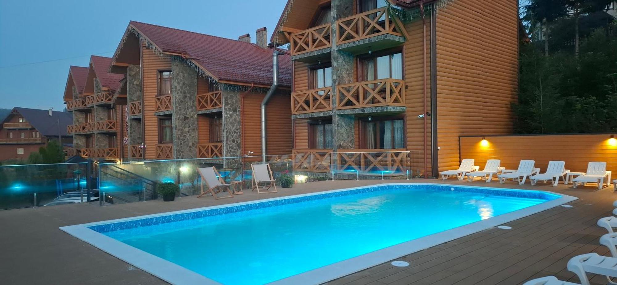 Karpatski Zori Hotel Bukovel Exterior foto