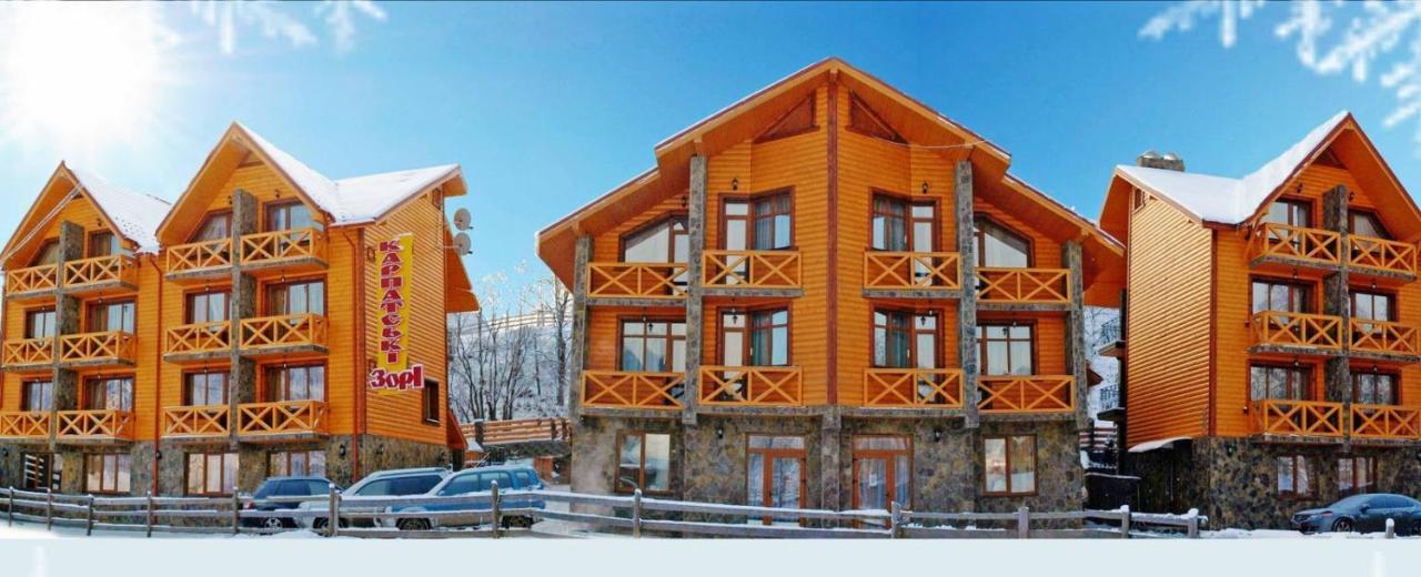 Karpatski Zori Hotel Bukovel Exterior foto